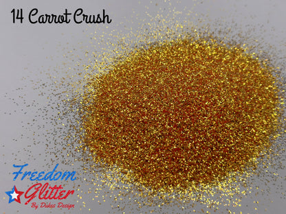 14 Carrot Crush (High Sparkle Iridescent Glitter)