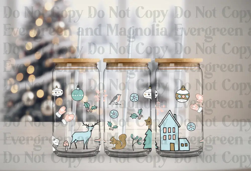 Cute pastel home scene