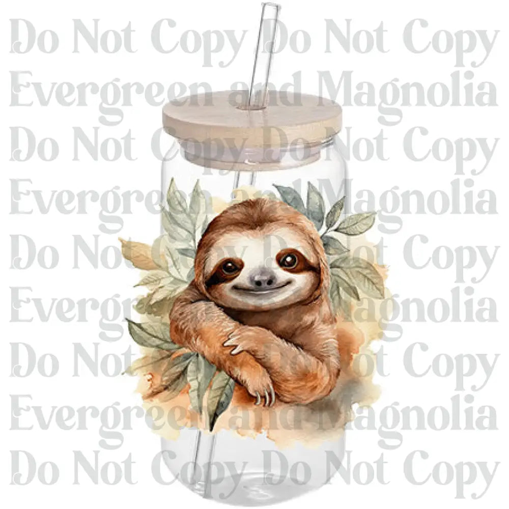 Sloth Decal 15