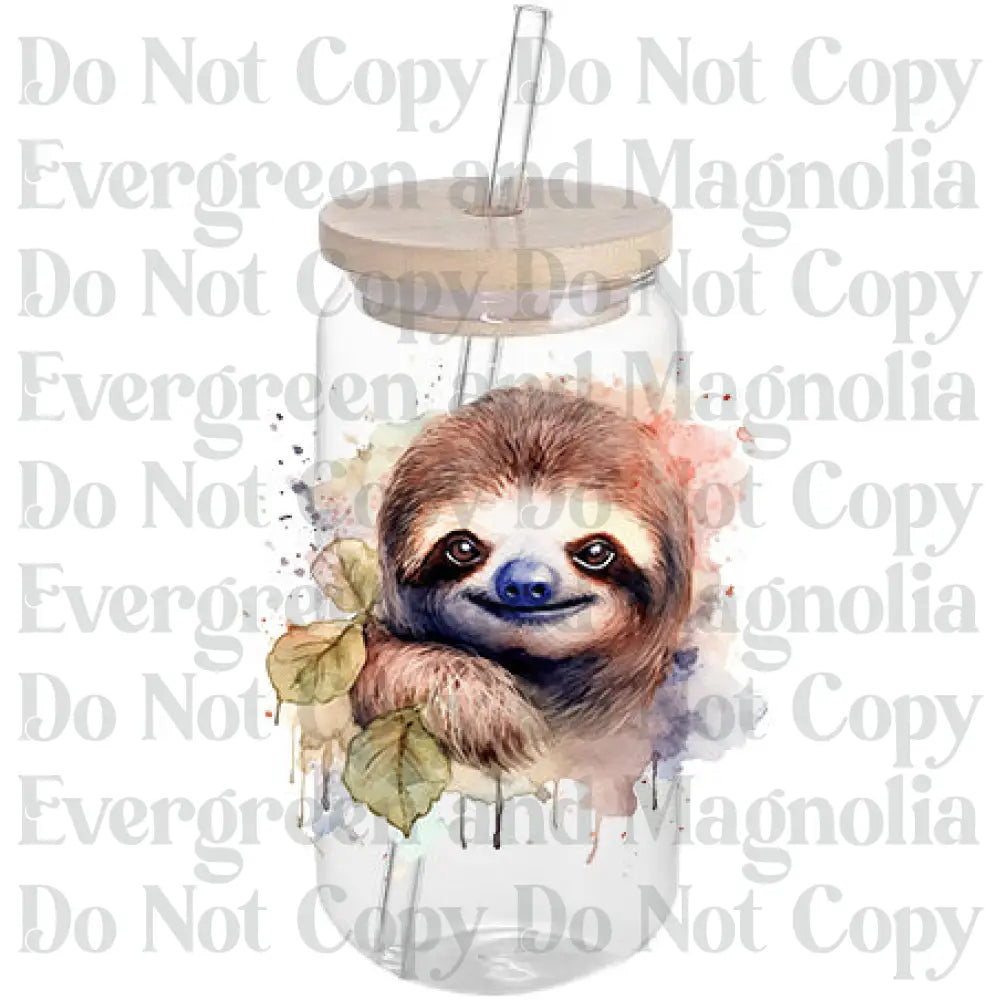 Sloth Decal 16