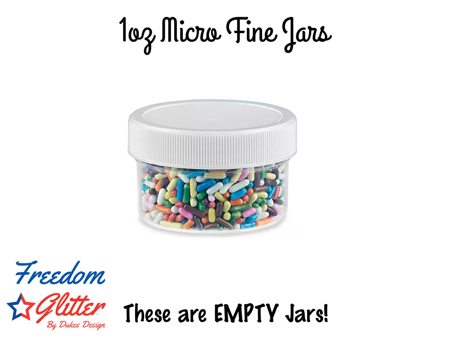 1oz Micro Fine Jars