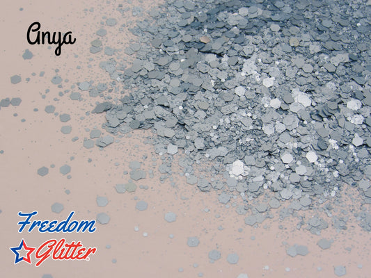 Anya (Matte Fluorescent Glitter)