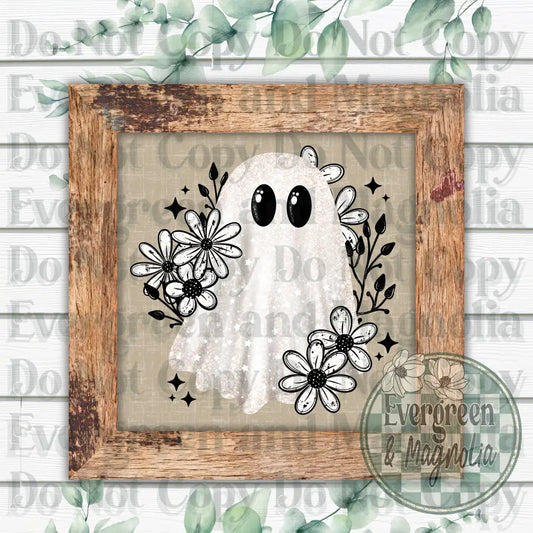 Grunge Florals Ghost