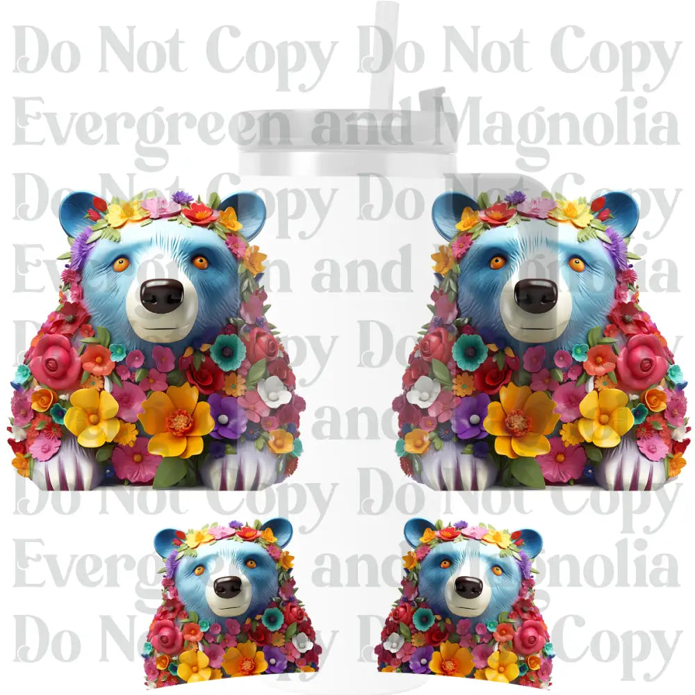 3D Bear Decals