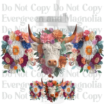 3D BOHO Cow