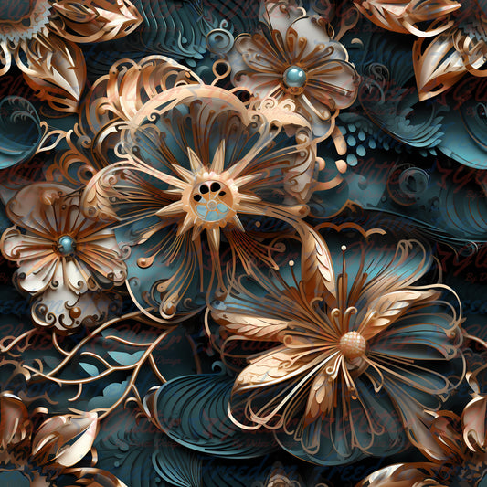 Floral Steampunk 28 (Printed Vinyl)