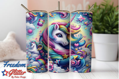 3D Unicorn 2 (Printed Vinyl)