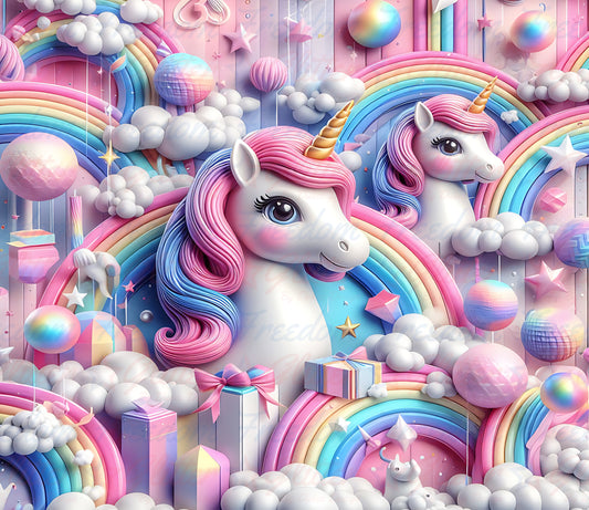 3D Unicorn 3 (Sublimation)