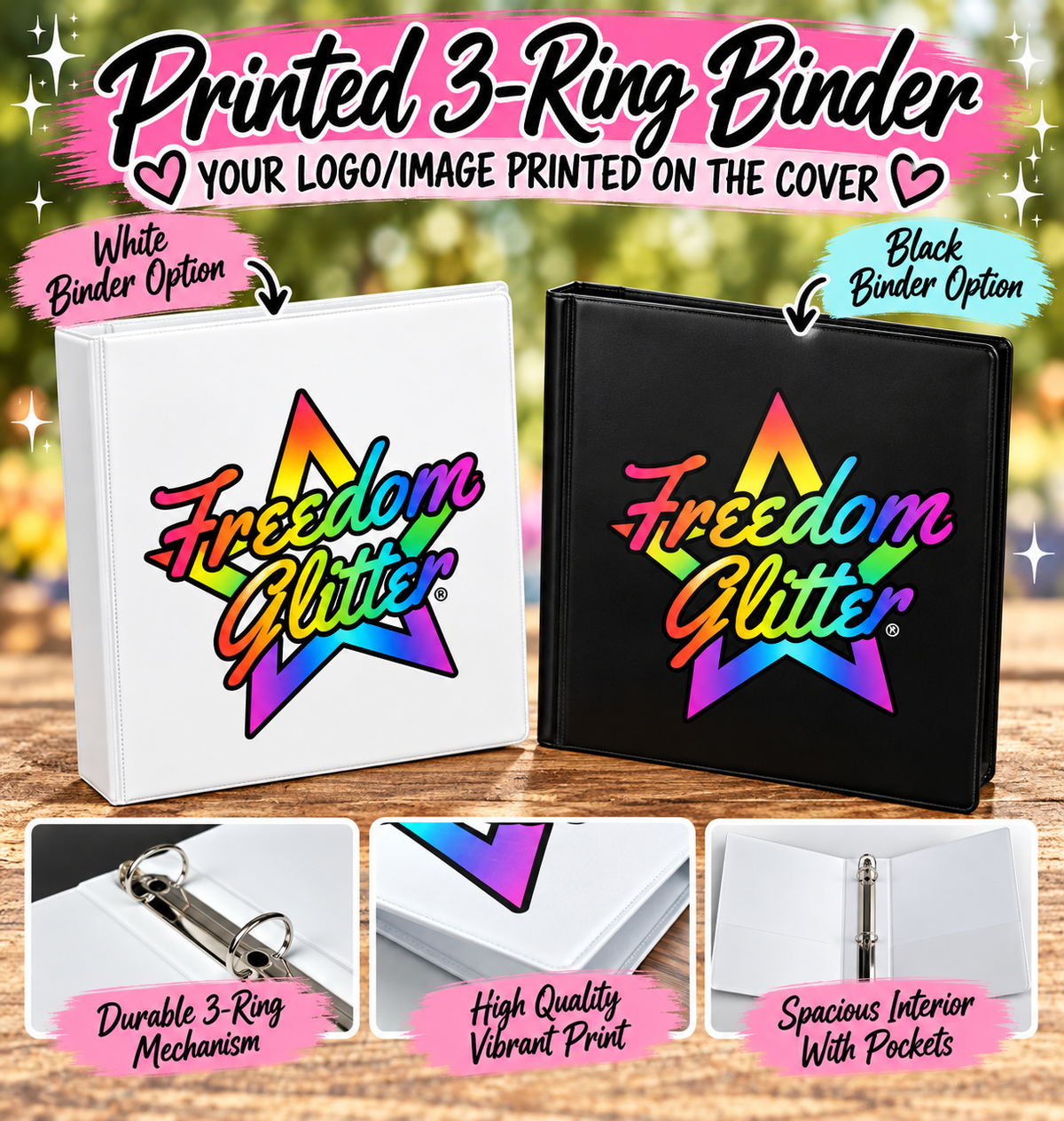 Custom Printed 3-Ring Binder