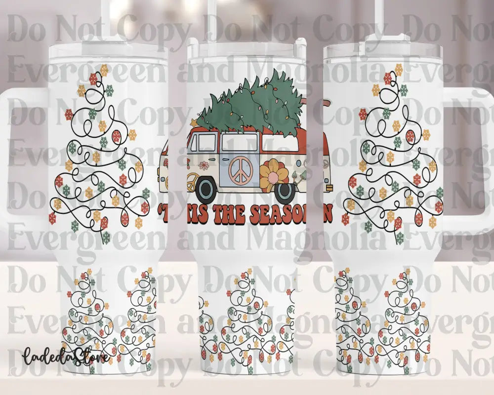 Tis the season retro Van