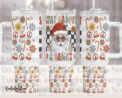 Stay groovy & Bright Santa