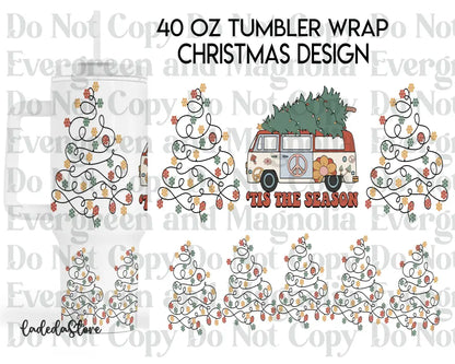 Tis the season retro Van