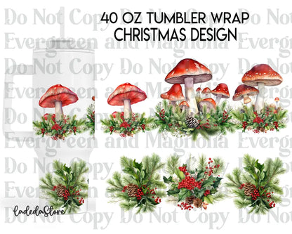Christmas Mushrooms