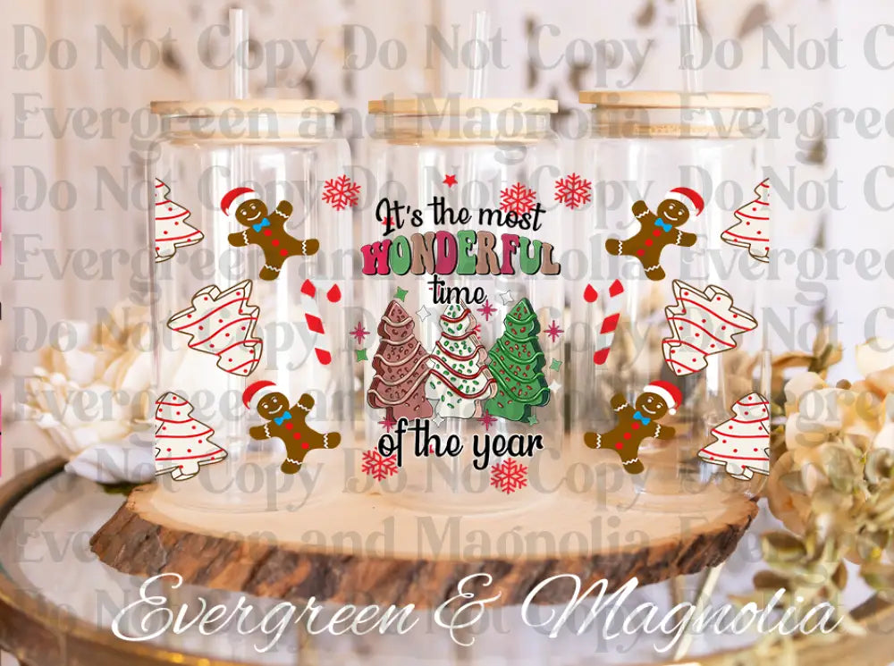 49-Its the Most Wonderful Time of the Year-christmas Tree Cake