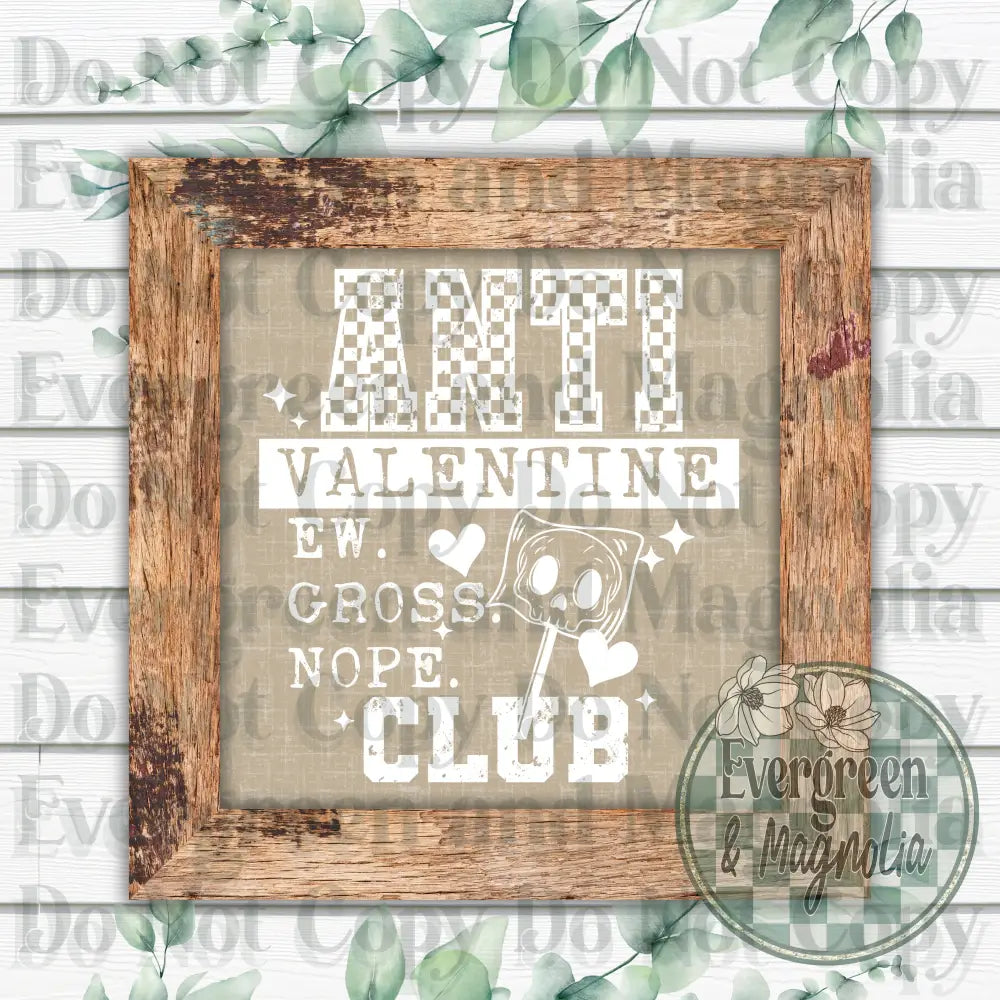 Anti valentine white