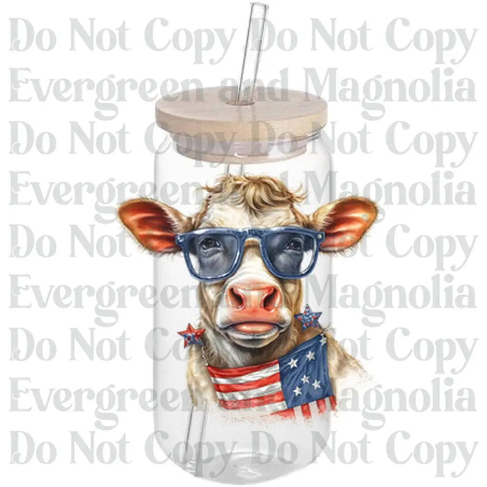 4th of July Cow 12