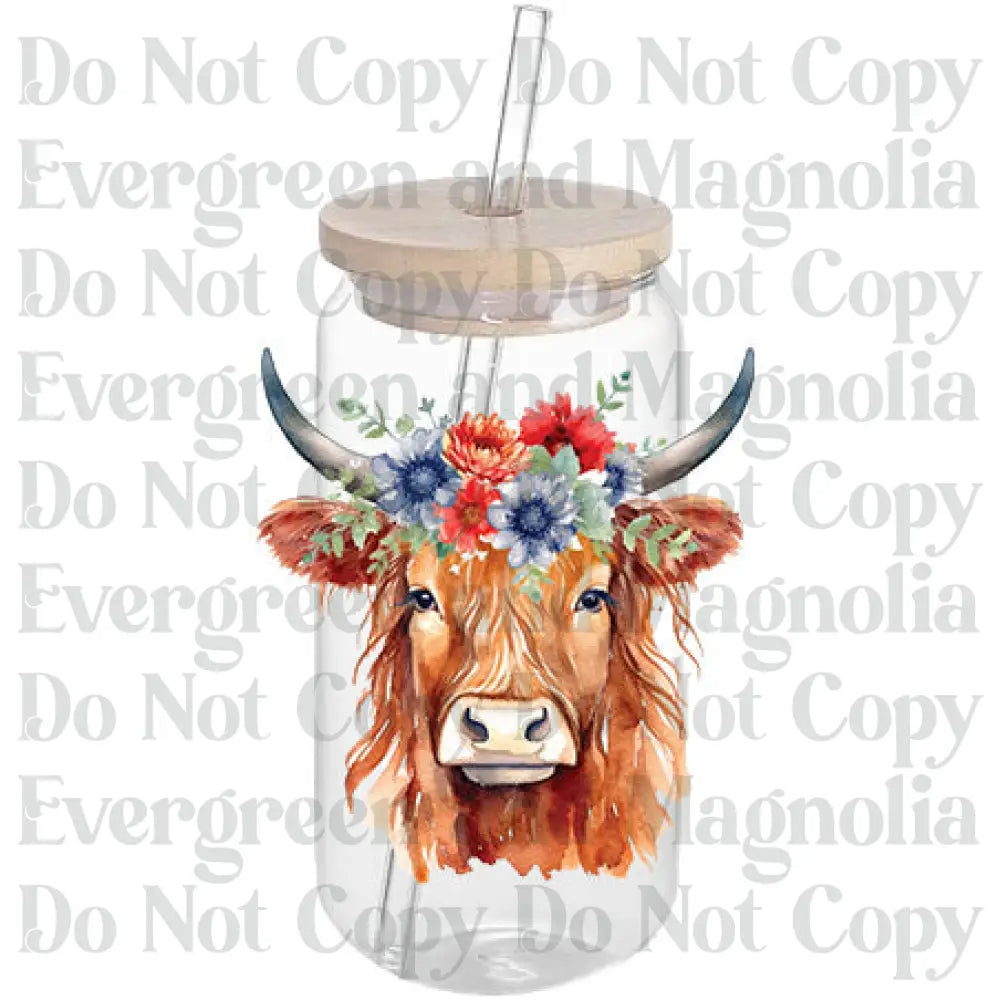 4th of July Cow 23