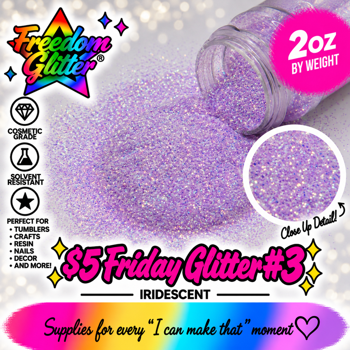$5 Friday Glitter #3