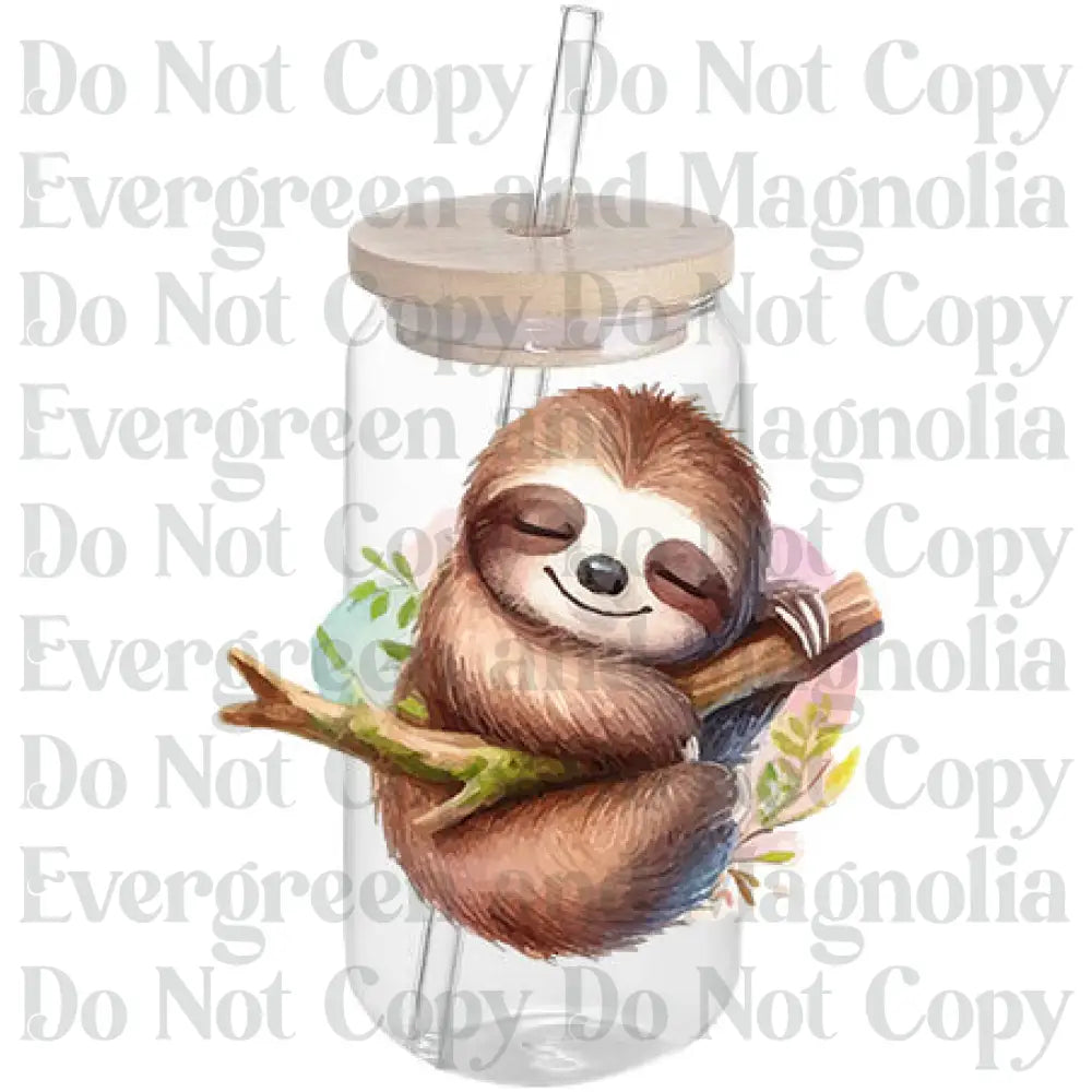 Sloth Decal 5