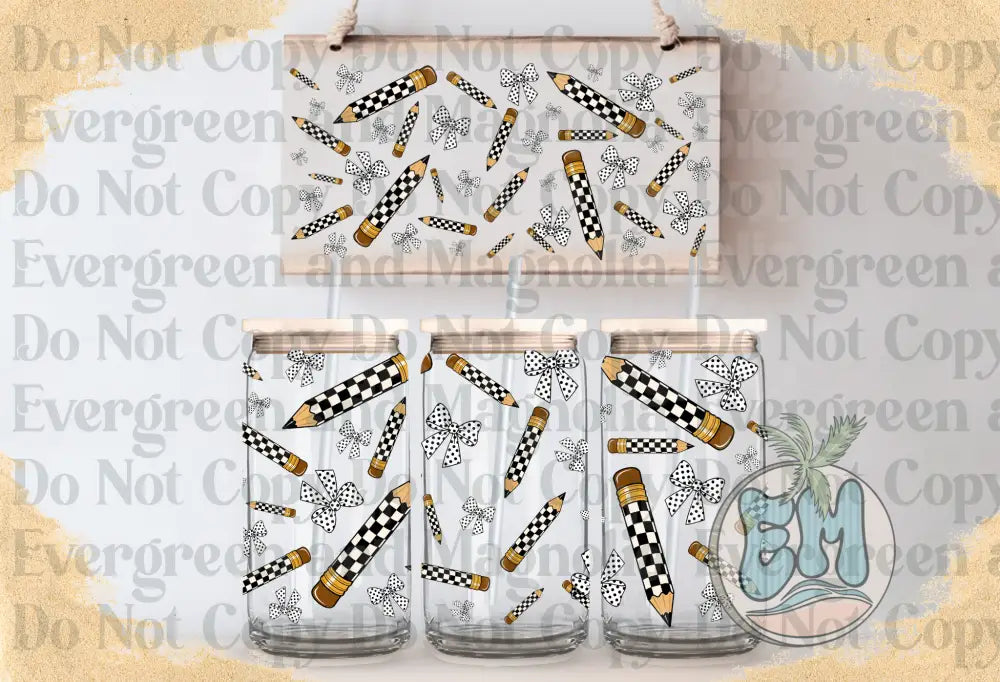 Checkered Pencils