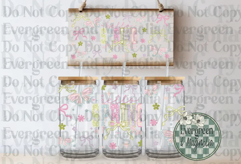 Hello spring coquette and butterflies
