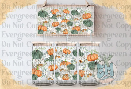 Fall Pumpkins & Flowers