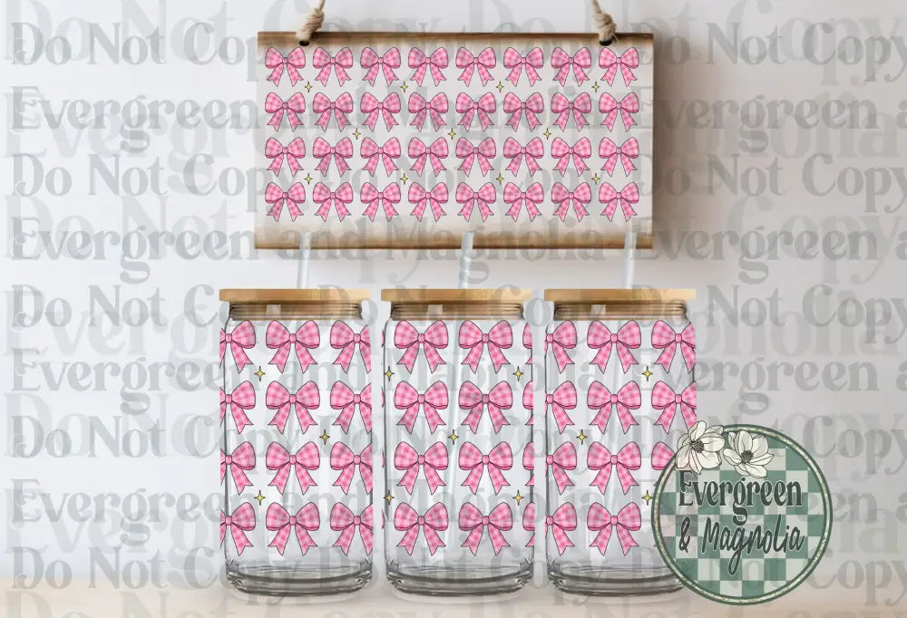 Pink coquette bows