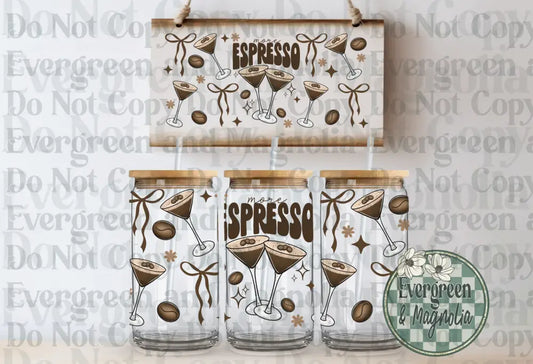 More espresso
