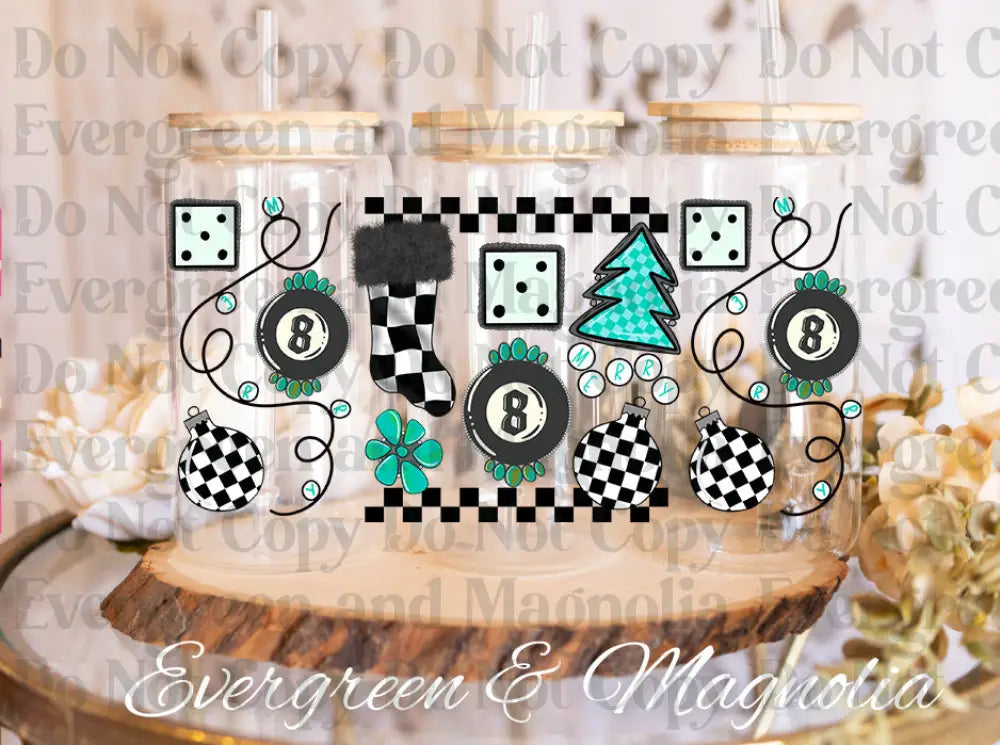 8 Ball Christmas Wrap