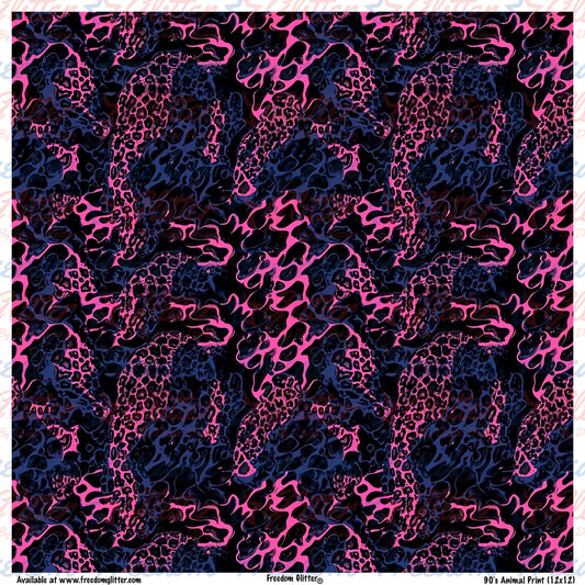 90's Animal Print 3 (Printed Vinyl)