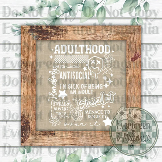 Adulthood (white)