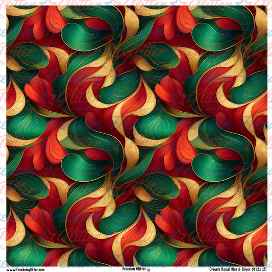 Abstract Christmas 1 (Printed Vinyl)