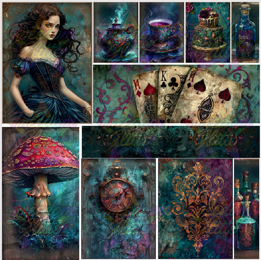 Mixed Image Sheet - Alice 7 (Printed Vinyl)