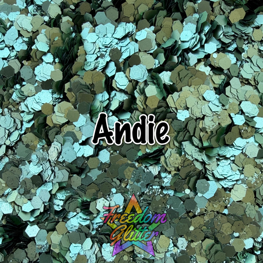 Andie (Matte Metallic Glitter)