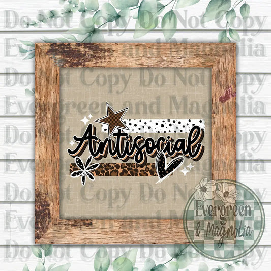 Antisocial (white)