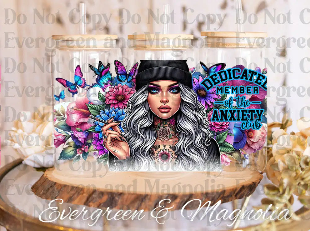 Anxiety Girly top bleach