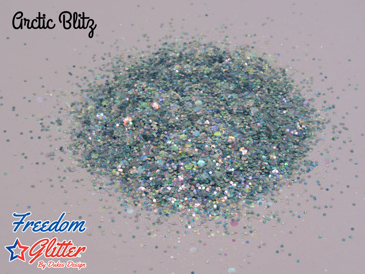 Arctic Blitz (Iridescent Holographic Glitter)