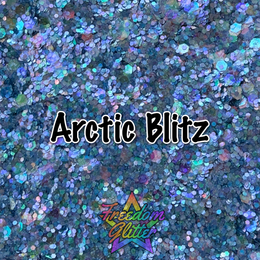 Arctic Blitz (Iridescent Holographic Glitter)