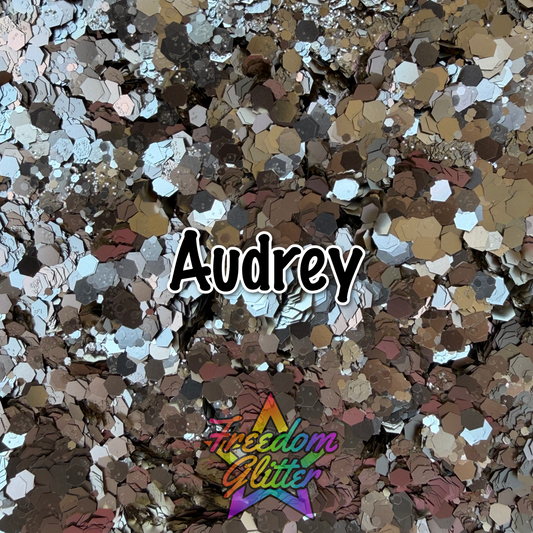 Audrey (Matte Metallic Glitter)