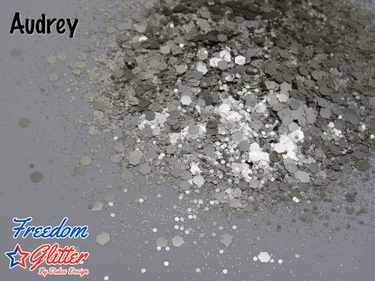 Audrey (Matte Metallic Glitter)