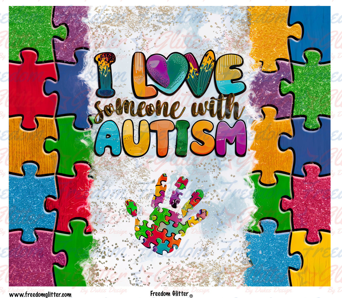 Autism Acceptance 1 (Printed Vinyl)