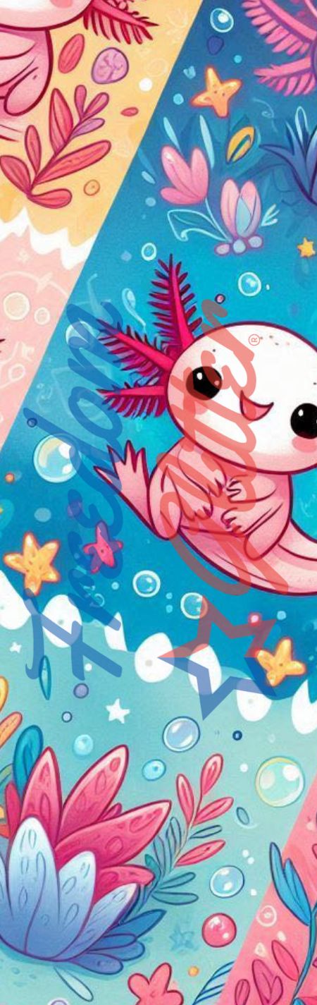 Axolotl 2 Pen Wrap (Vinyl)