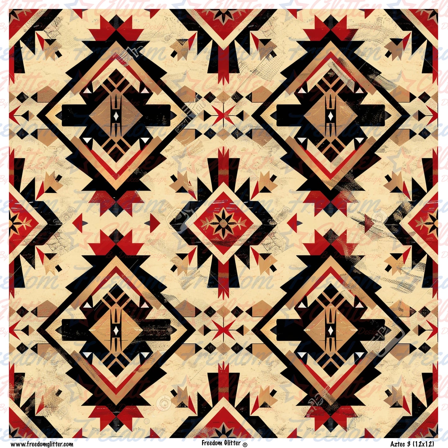 Aztec 3 (Printed Vinyl)