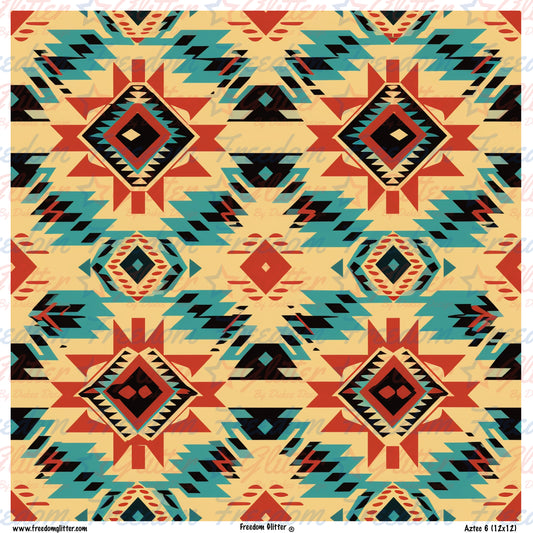 Aztec 6 (Printed Vinyl)