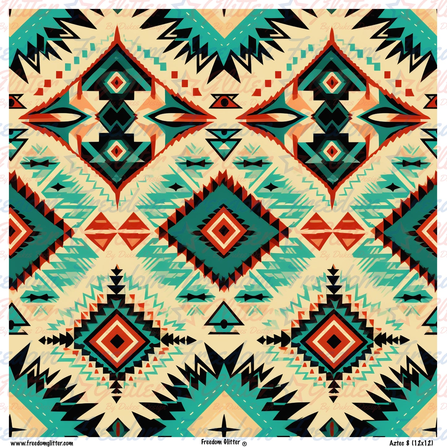 Aztec 8 (Printed Vinyl)