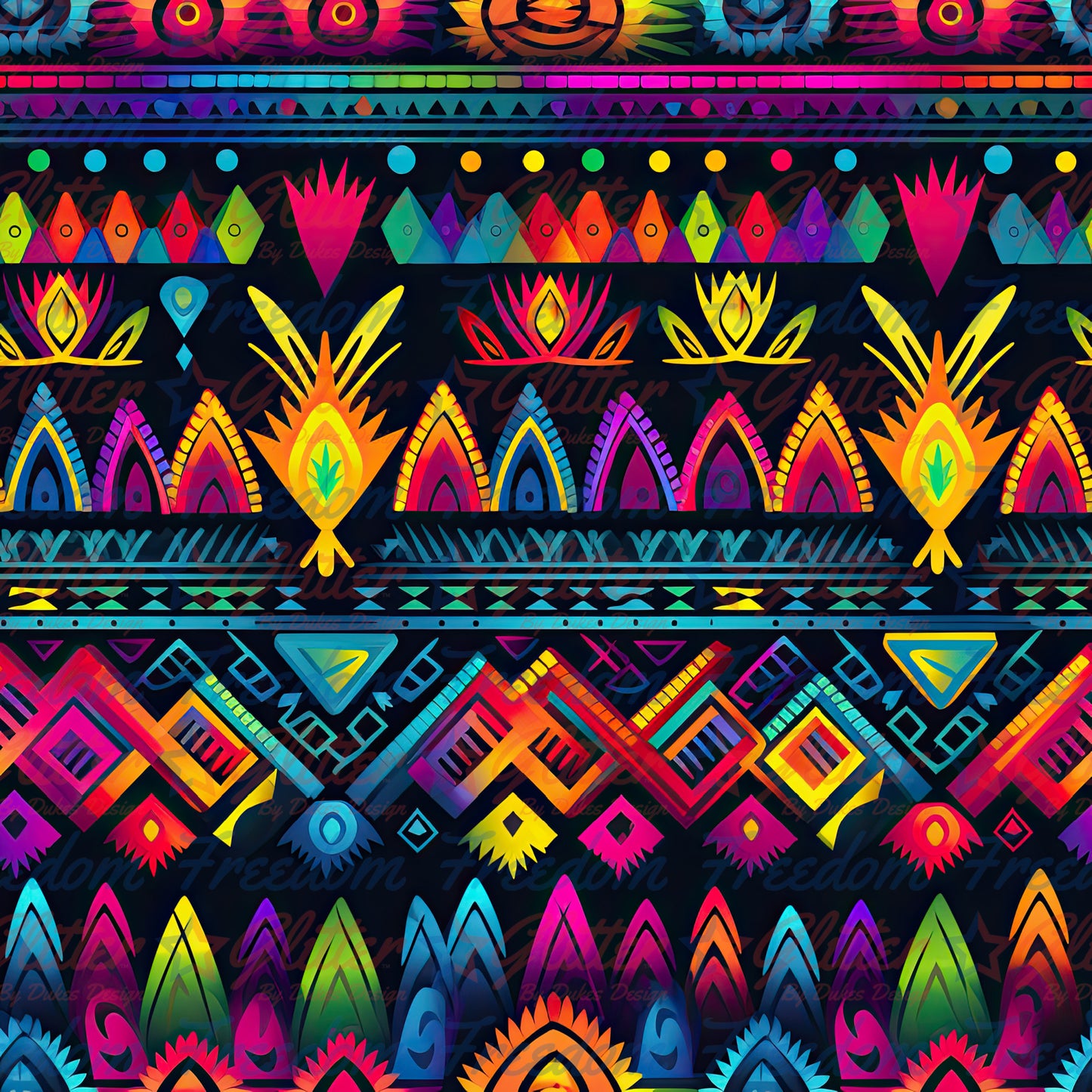 Aztec Rainbow 1 (Printed Vinyl)