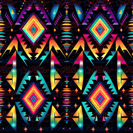 Aztec Rainbow 9 (Printed Vinyl)