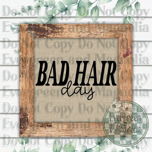 Bad Hair Day (Black)