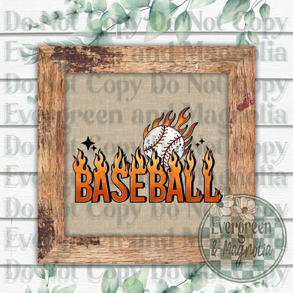 Baseball Flame