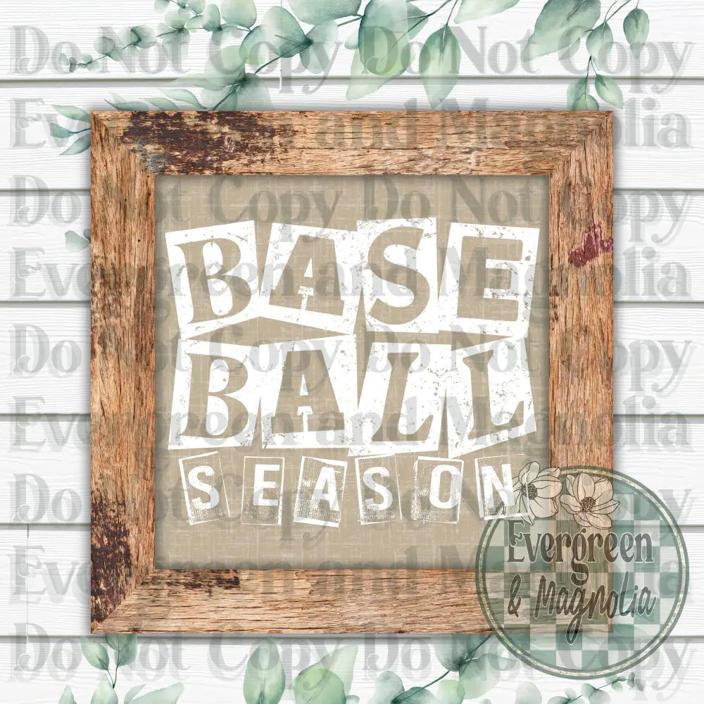 Baseball season (white grunge)